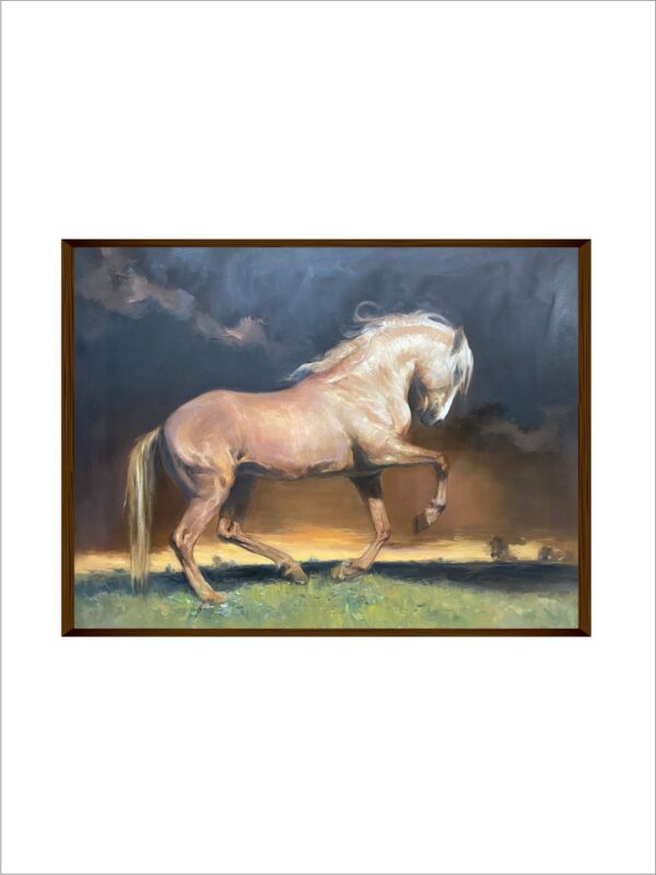 horse canvas painting