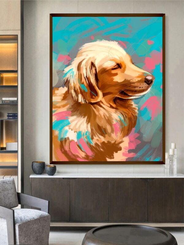 dog painting