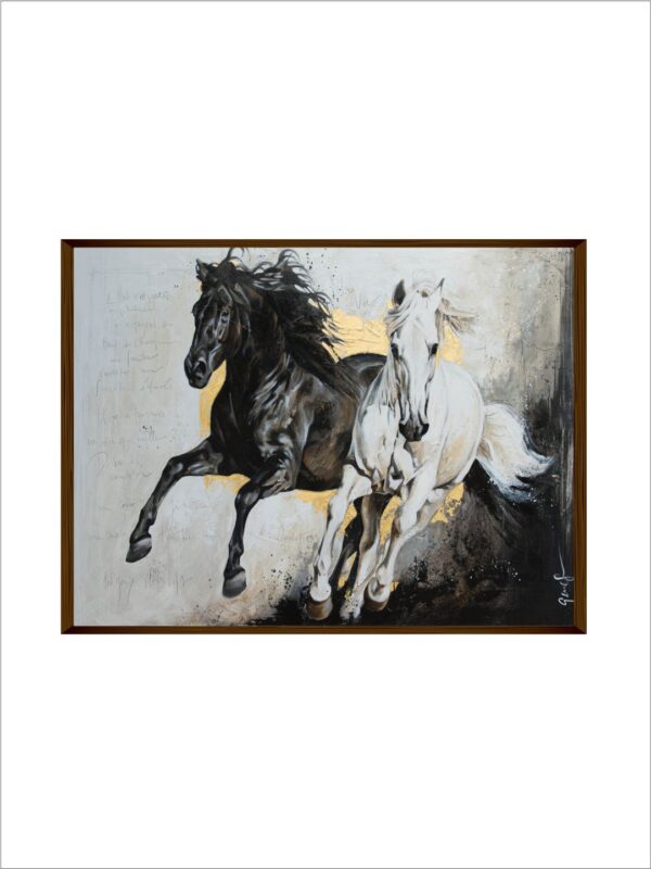 lucky horses painting