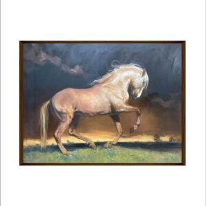 horse canvas painting