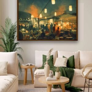 city lights painting