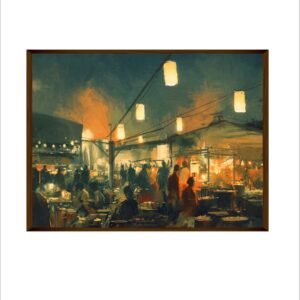 city lights painting