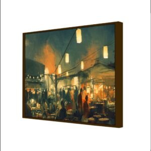 city lights painting