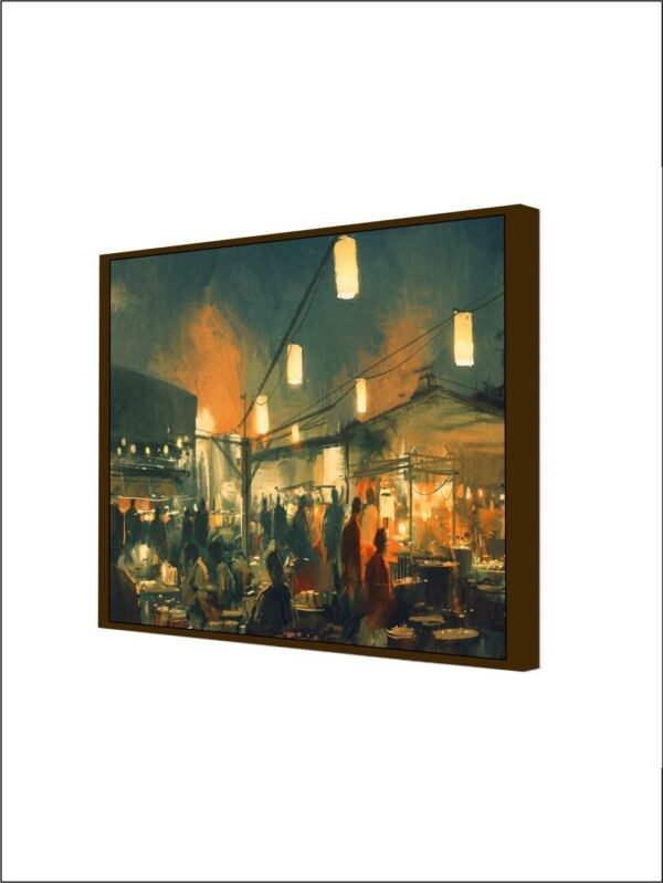 city lights painting