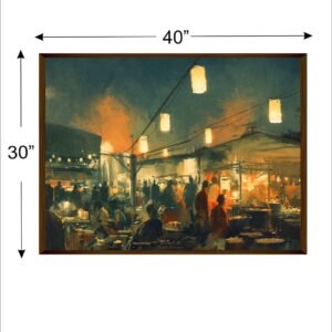 city lights painting