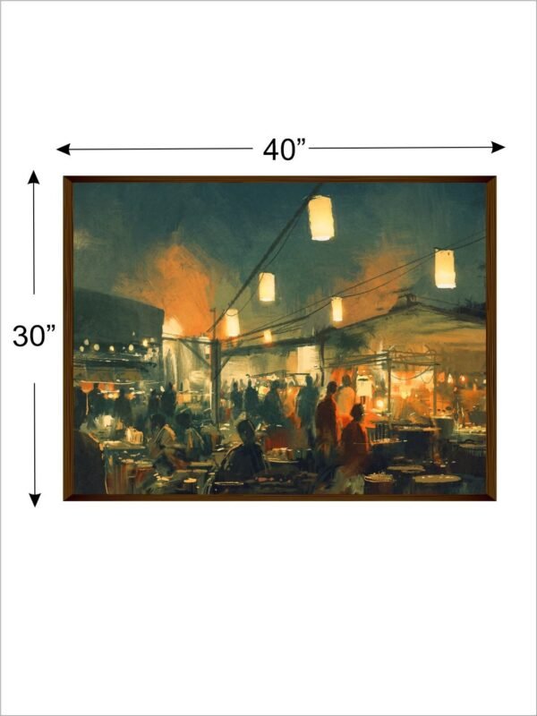 city lights painting