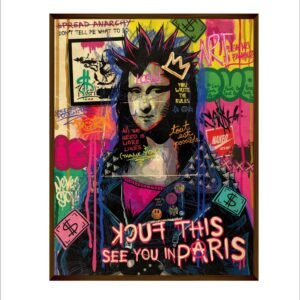mona lisa canvas painting