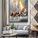 big painitng for wall decoration