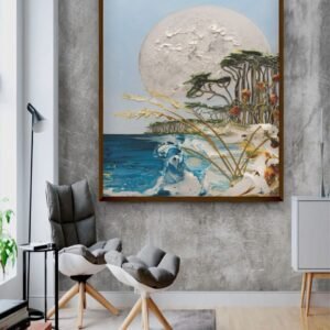 Beautiful Scenic Abstract Digital Print Canvas Painting for Living room, Bedroom- Best Painting for Wall Decoration- 30x40inches - Image 1