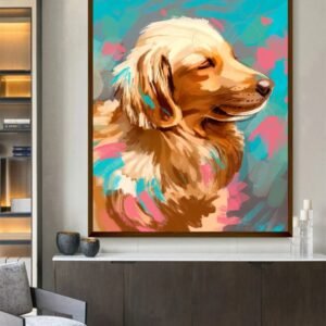 dog painting