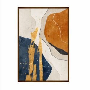 Artsense marble Touch Painting for wall decoration Abstract wall painting for living room big size painting for home decoration with frame-Multicolor -20x30 inches/(50x71cm) - Image 2