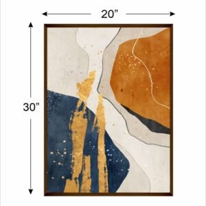 Artsense marble Touch Painting for wall decoration Abstract wall painting for living room big size painting for home decoration with frame-Multicolor -20x30 inches/(50x71cm) - Image 4