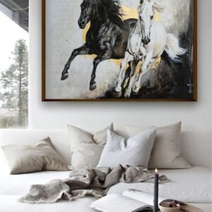 lucky horses painting