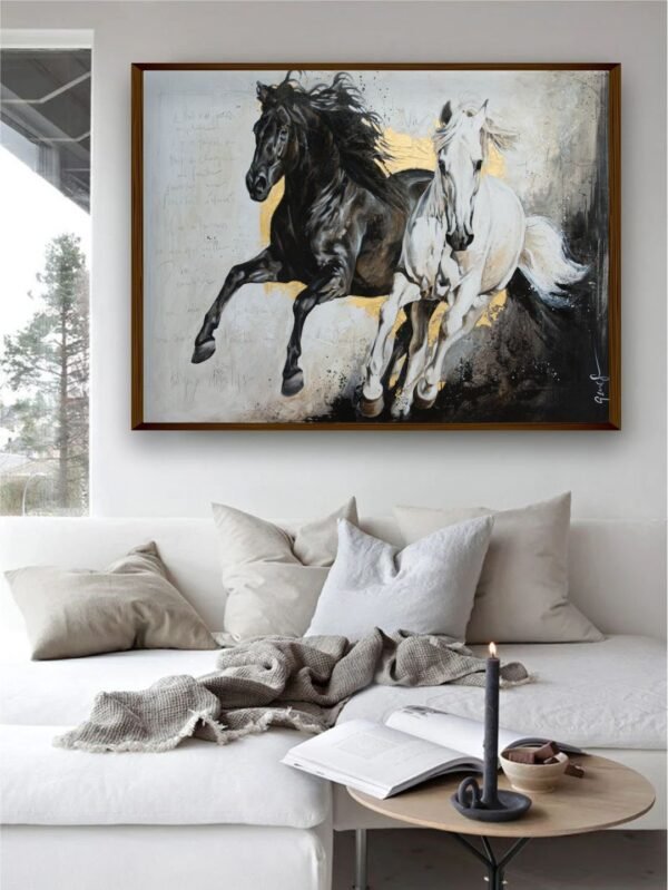 lucky horses painting