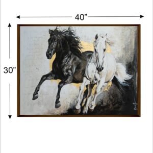 lucky horses painting