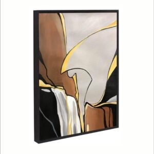 Artsense Painting for wall decoration Abstract wall painting for living room big size painting for home decoration with frame-Multicolor/20x30 inches/(51x76 cm) (style 2) - Image 4